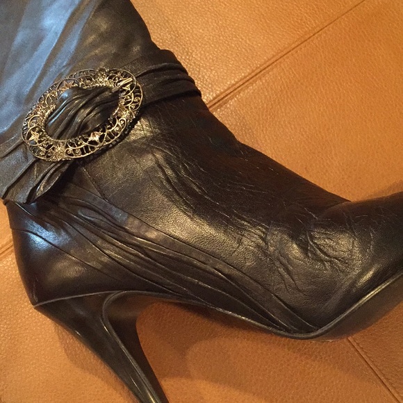 🔥 Carlos Santana Mid-Calf Leather Boots. - Picture 4 of 8